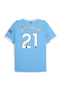 Manchester City Rayan Ait-Nouri #21 Fotballdrakt Hjemme Klær 2025-26 Korte ermer